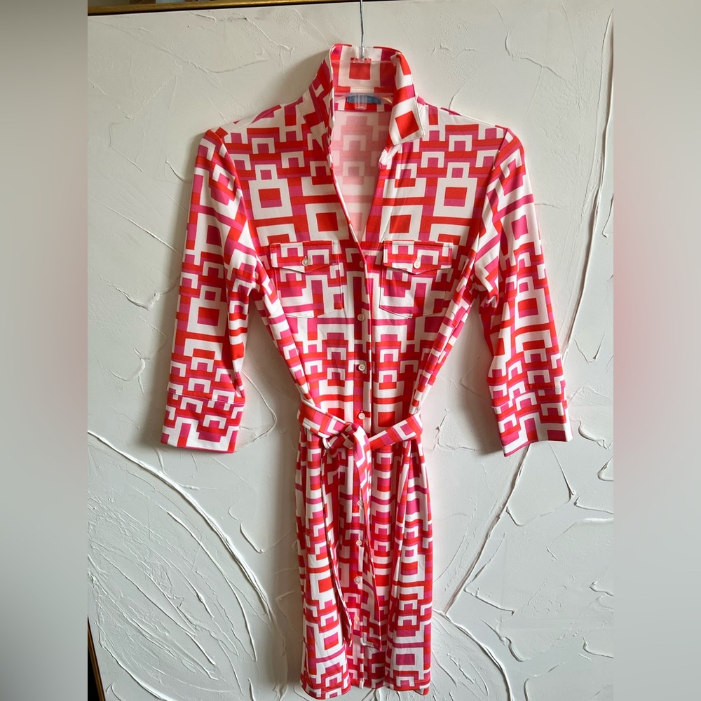 J. McLaughlin Pink Dress - Size XS